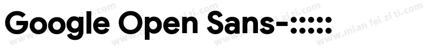 Google Open Sans字体转换
